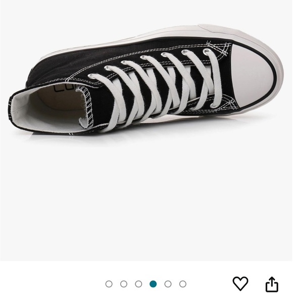 AIRWALK 🖤BLACK HIGH TOP TENNIS SHOES SZ 6🖤 - Picture 5 of 5